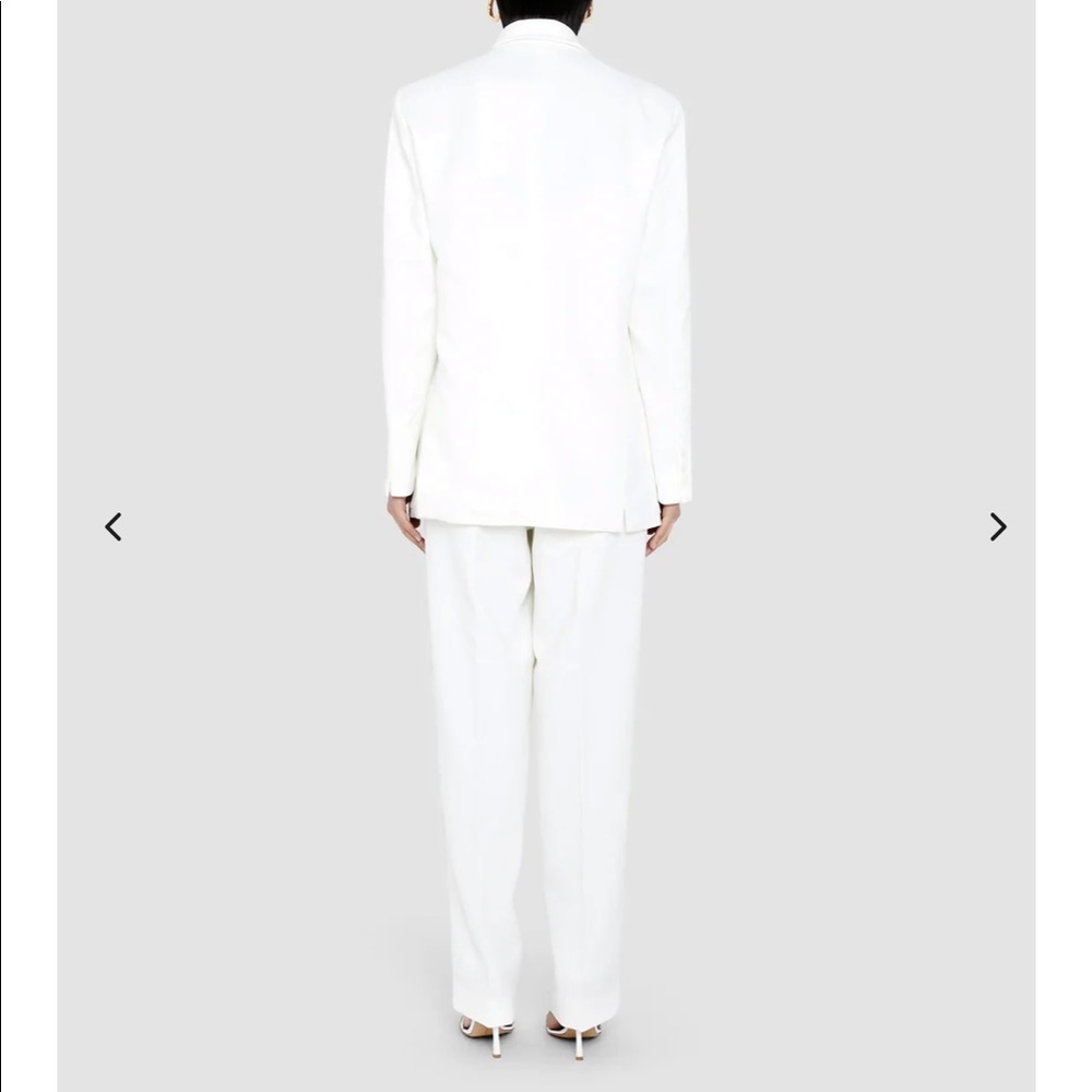 Sundarbay White High Rise Trousers - Picture 4 of 6